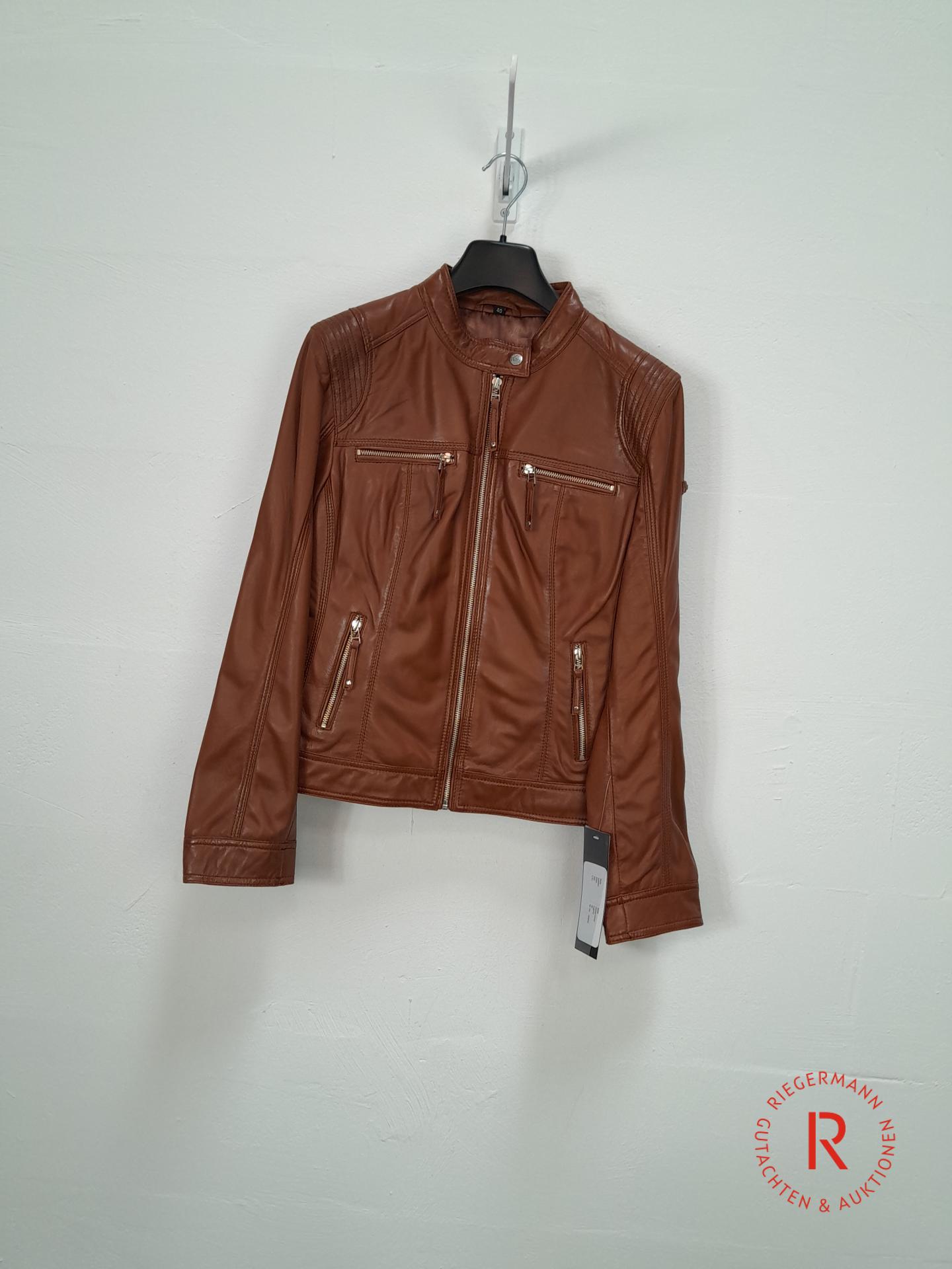 DAMEN LEDERJACKE GRÖSSE 40